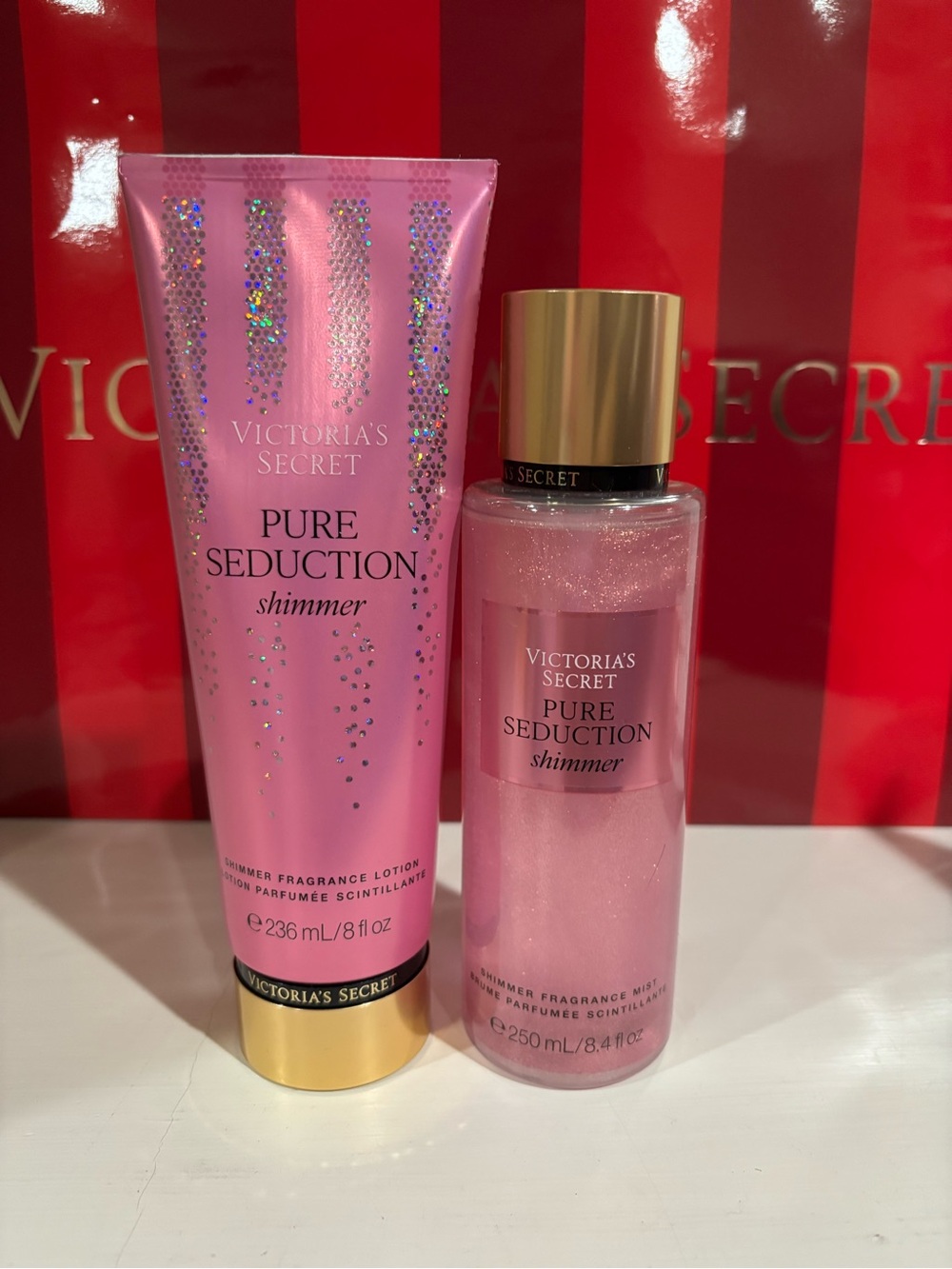 Victoria Secret Pure Seduction Shimmer Set
